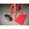 metal hand trolley soild rubber